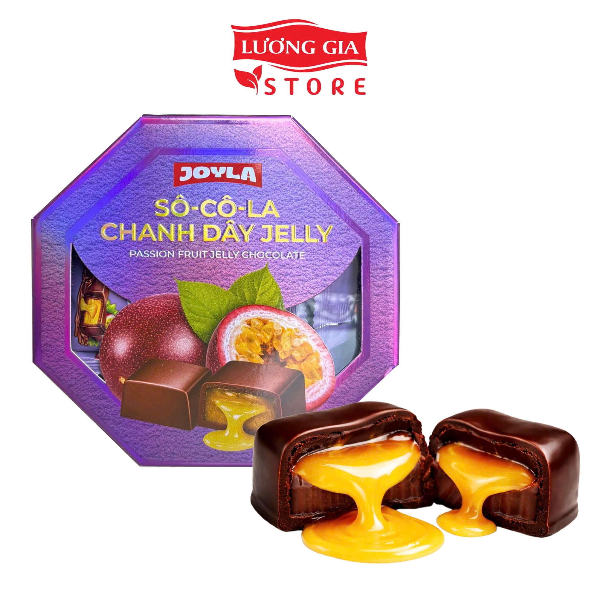 Chocolate Passion Fruit Jelly — 150 g box