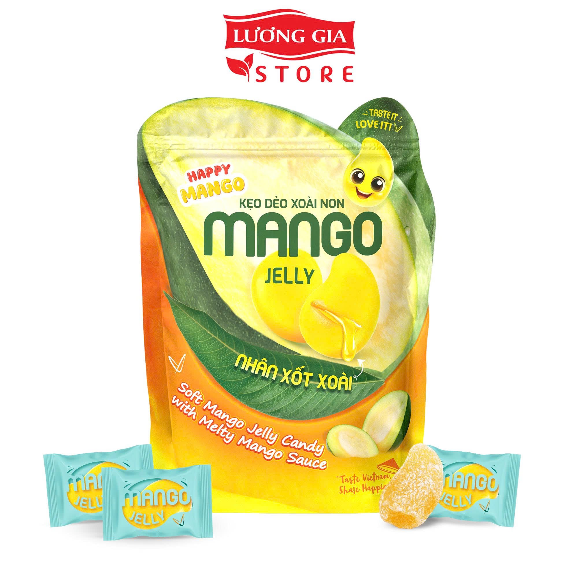 Mango-Filled Green Mango Gummies — 300 g pouch
